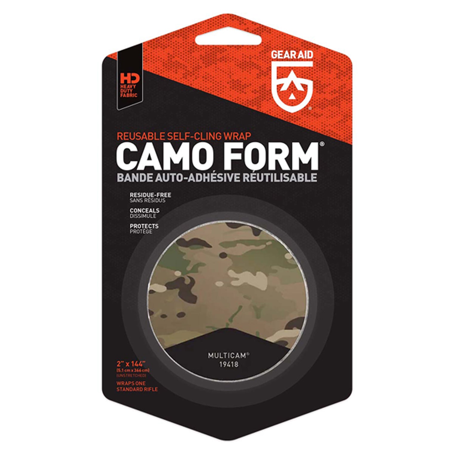 Gear Aid (McNett) Camo Form Reusable Heavy Duty Fabric Wrap - Platatac