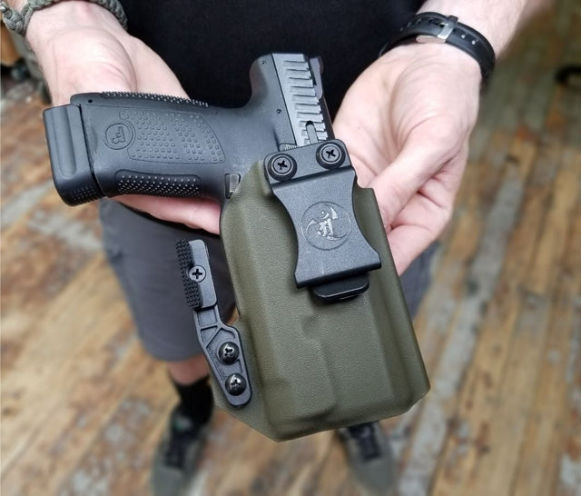 Appendix Lightbearing Holster with Polymer Claw – Inside the Waistband - Platatac