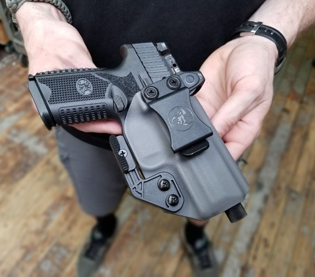 Appendix Lightbearing Holster with Polymer Claw – Inside the Waistband - Platatac