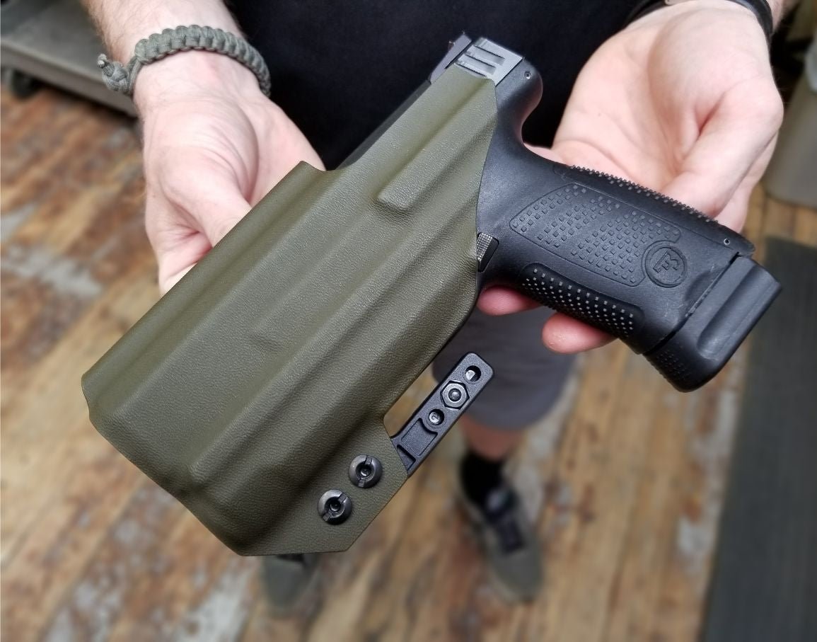 Appendix Lightbearing Holster with Polymer Claw – Inside the Waistband - Platatac