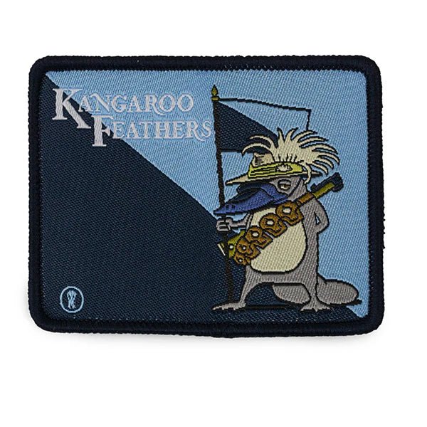 Platatac 'Kangaroo' Feathers Silk Woven Patch - Platatac
