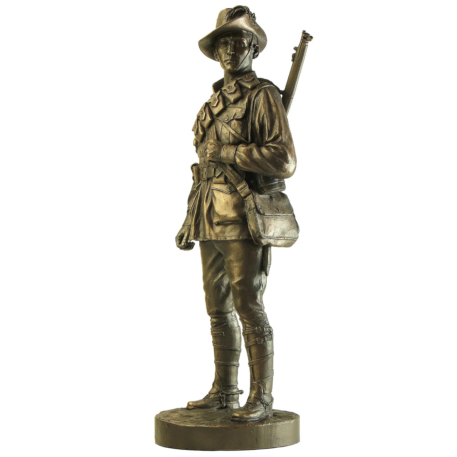 Naked Army Australian Lighthorse Trooper, 1915 – Cold-Cast Bronze Figurine - Platatac