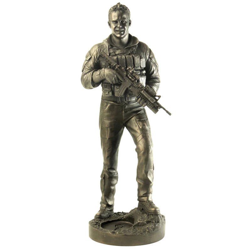 Naked Army/Cams Cause 'BAIRD VC MG' Cold-Cast Bronze Figurine - Platatac
