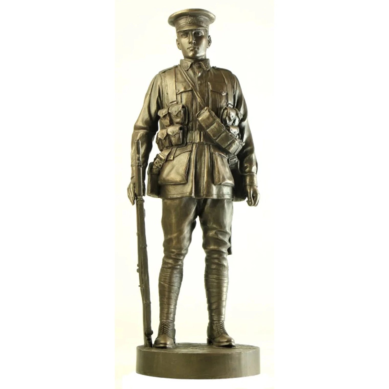 Naked Army "AIF Trooper Gallipoli 1915" Cold-Cast Bronze Figurine - Platatac