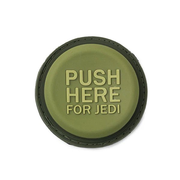 Platatac Push Here for Jedi PVC Patch