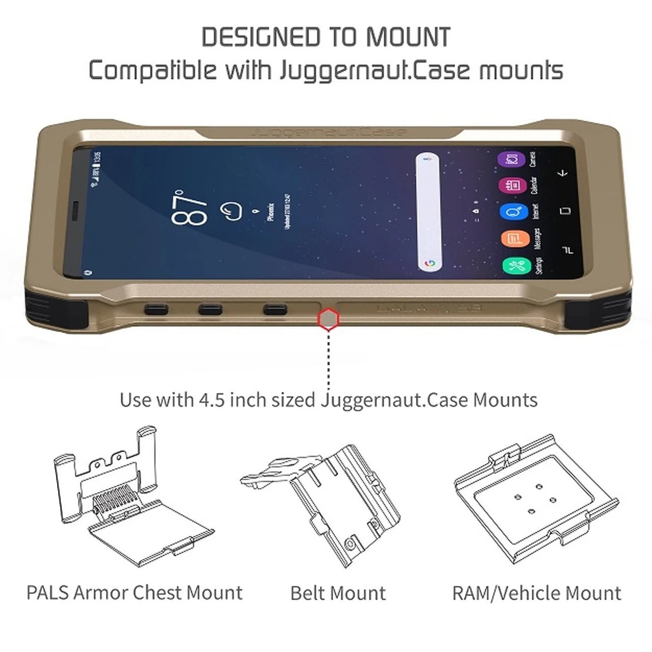 Juggernaut IMPCT Galaxy S8 Case - Platatac