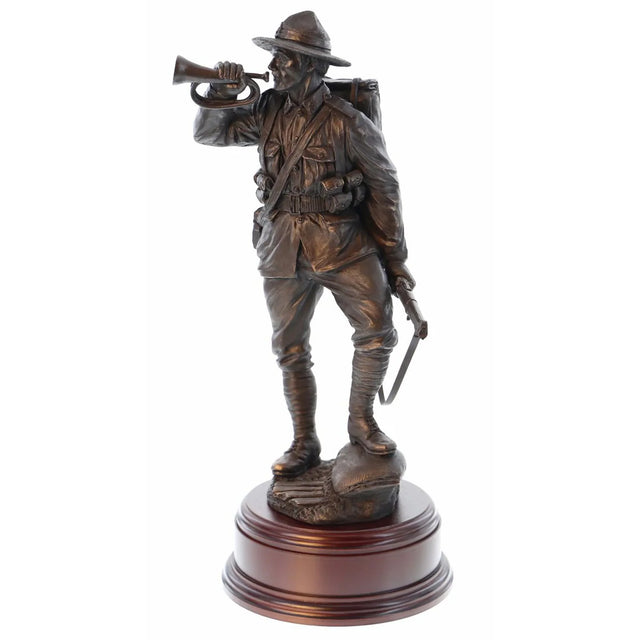 Ballantynes New Zealand Army World War 1, Duty Calls, Bronze Statue