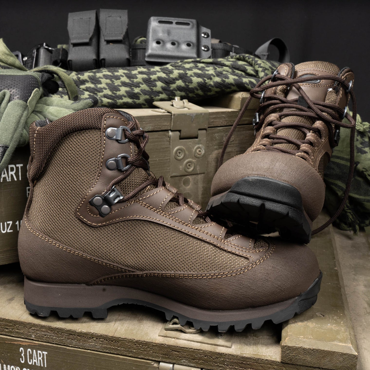 AKU Pilgrim GTX FG UK MOD Brown Combat Boot