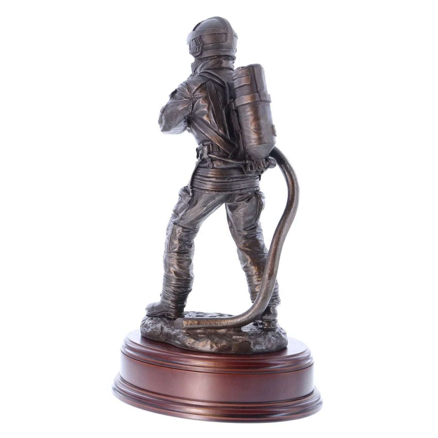 Ballantynes British Fire and Rescue Service, Male Firefighter, the Branch, Bronze Statue - Platatac
