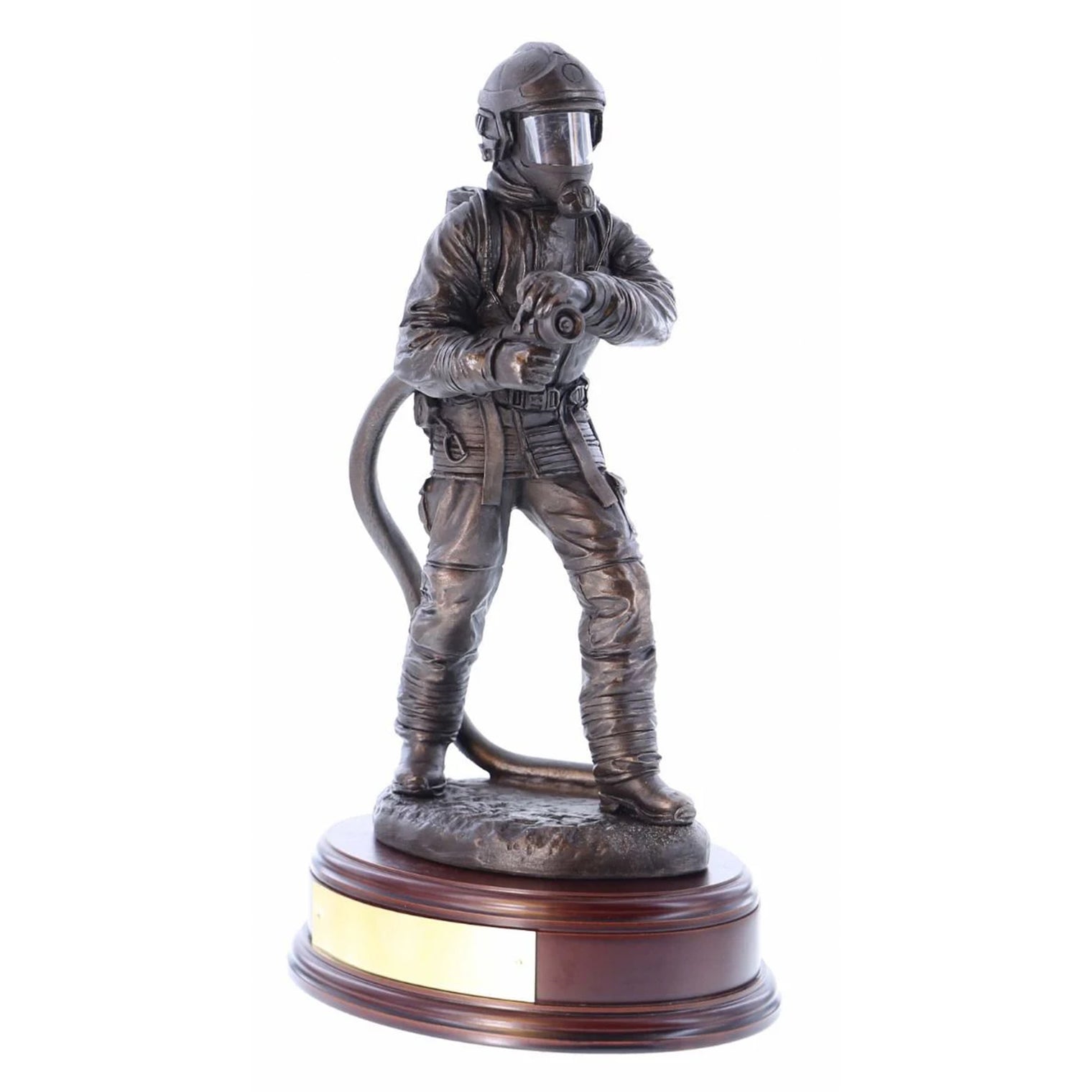 Ballantynes British Fire and Rescue Service, Male Firefighter, the Branch, Bronze Statue - Platatac