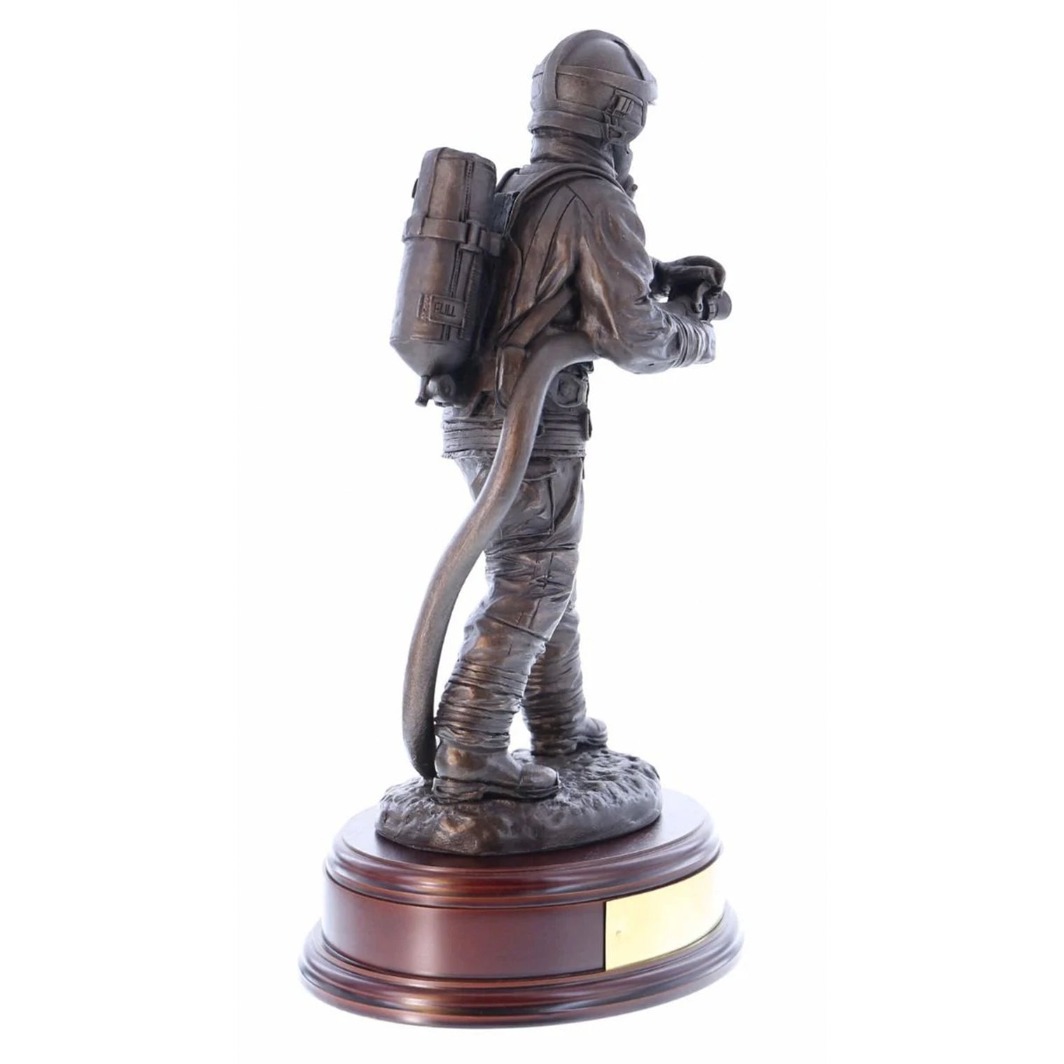 Ballantynes British Fire and Rescue Service, Male Firefighter, the Branch, Bronze Statue - Platatac