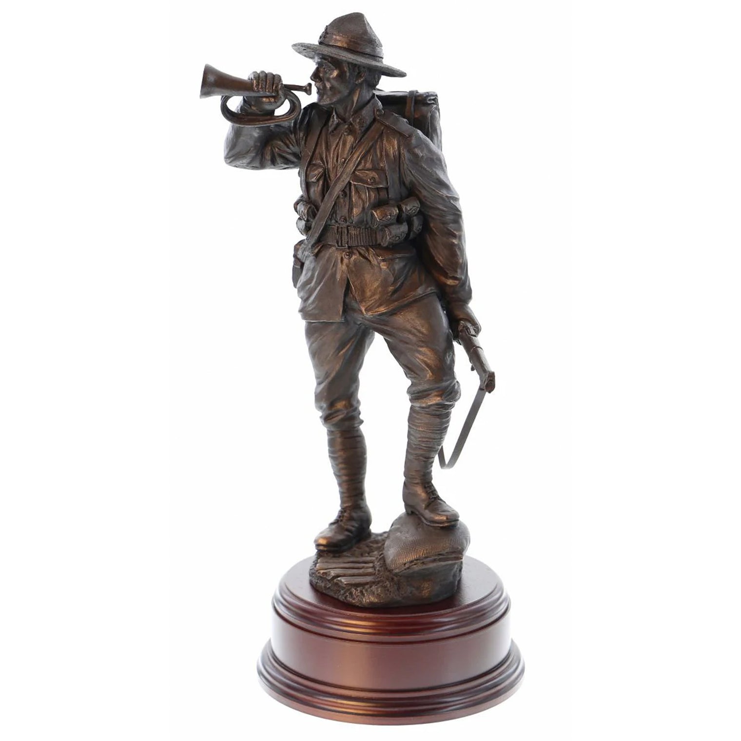 Ballantynes New Zealand Army World War 1, Duty Calls, Bronze Statue - Platatac
