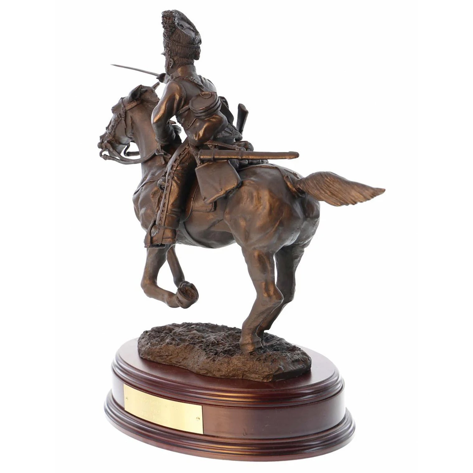 Ballantynes Royal Scots Greys Charge at Waterloo, 1815, Bronze Statue - Platatac