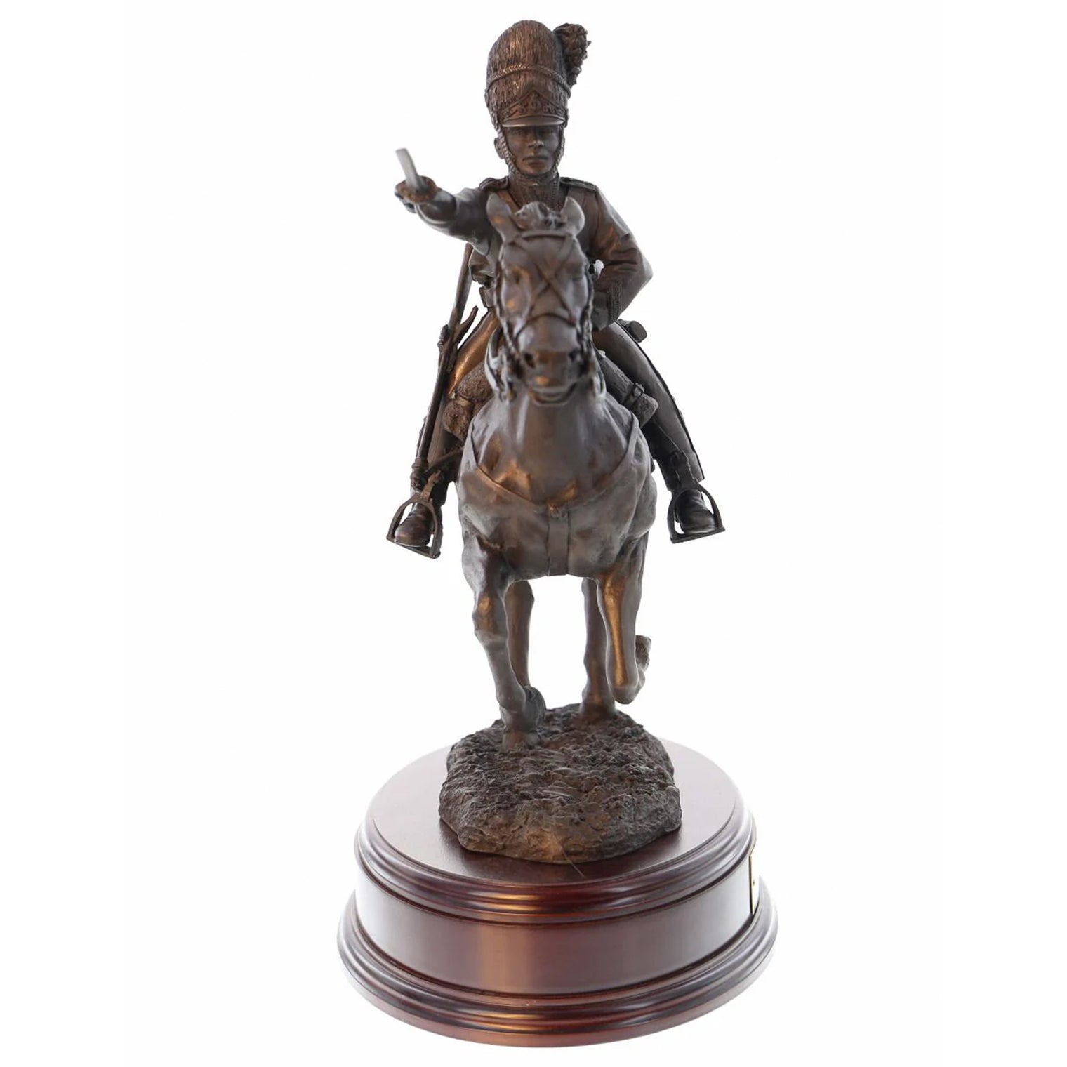 Ballantynes Royal Scots Greys Charge at Waterloo, 1815, Bronze Statue - Platatac