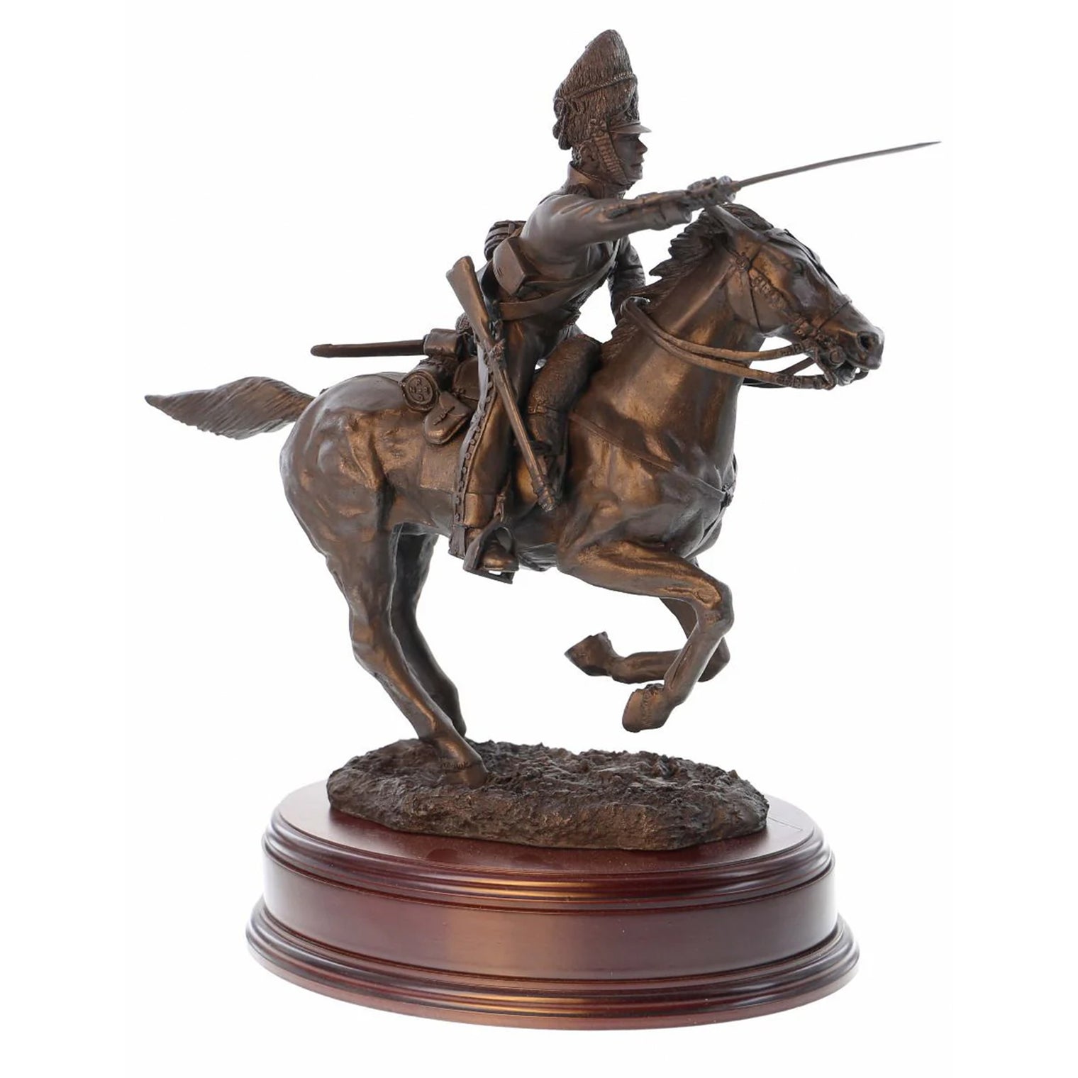 Ballantynes Royal Scots Greys Charge at Waterloo, 1815, Bronze Statue - Platatac