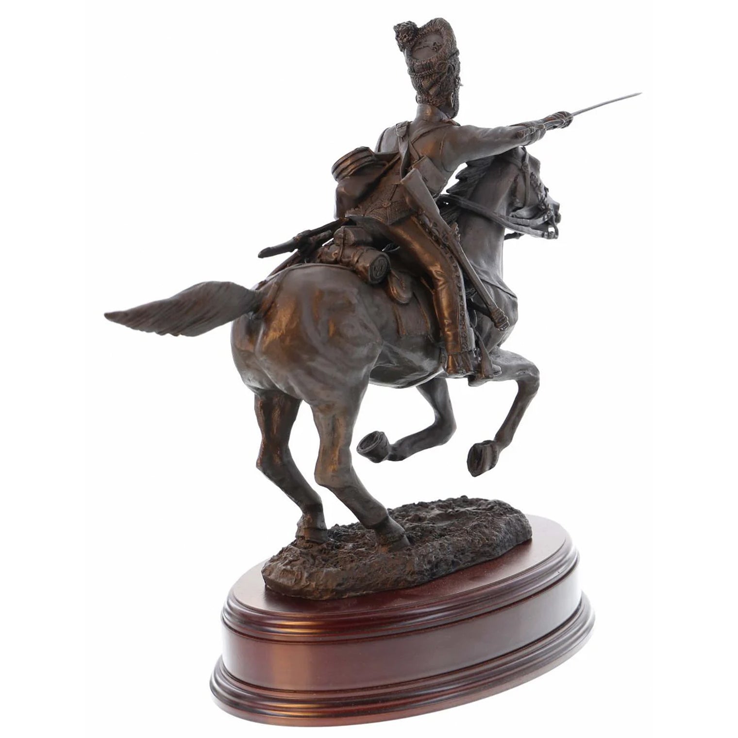 Ballantynes Royal Scots Greys Charge at Waterloo, 1815, Bronze Statue - Platatac