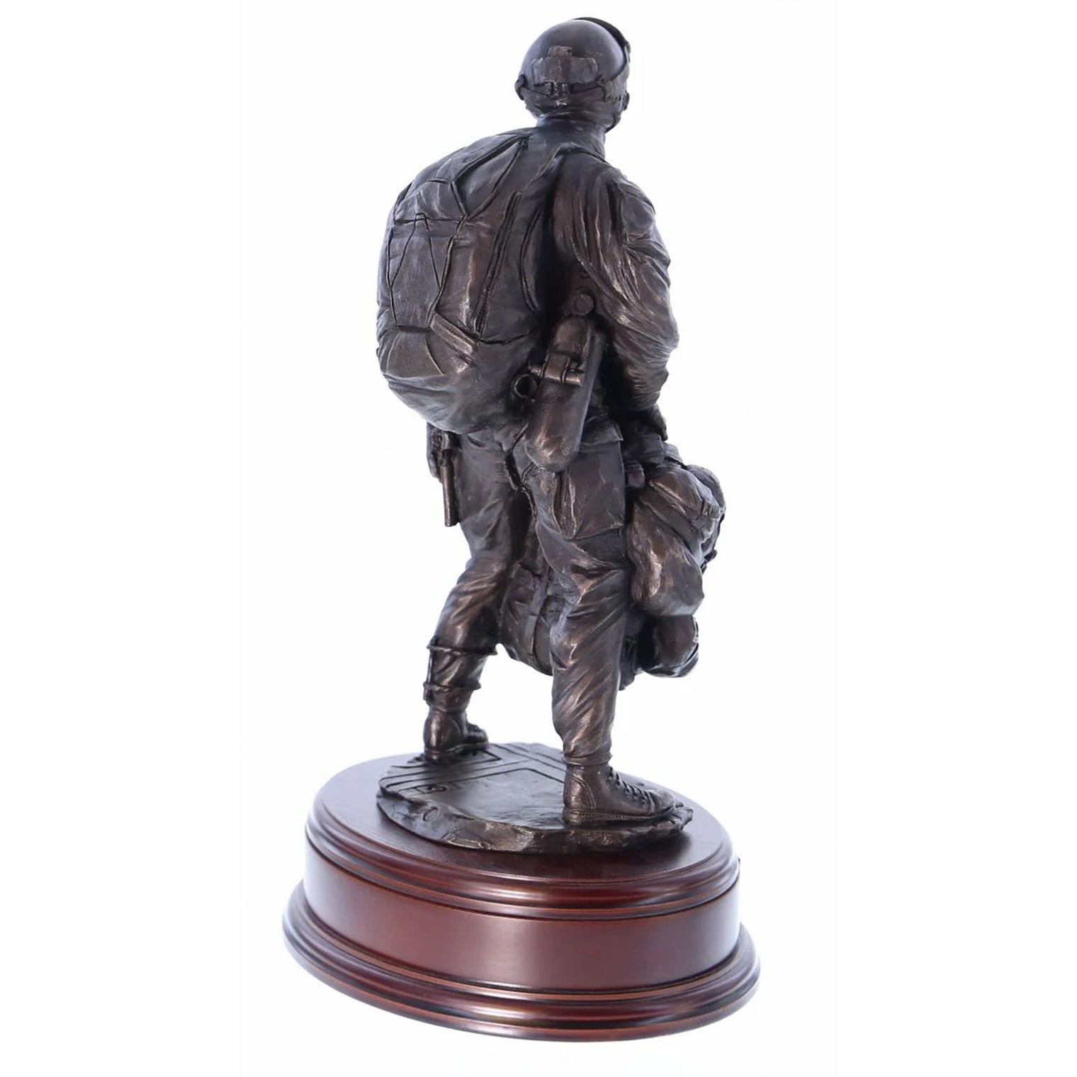 Ballantynes Special Forces HALO Military Freefall Parachutist, Bronze Statue - Platatac