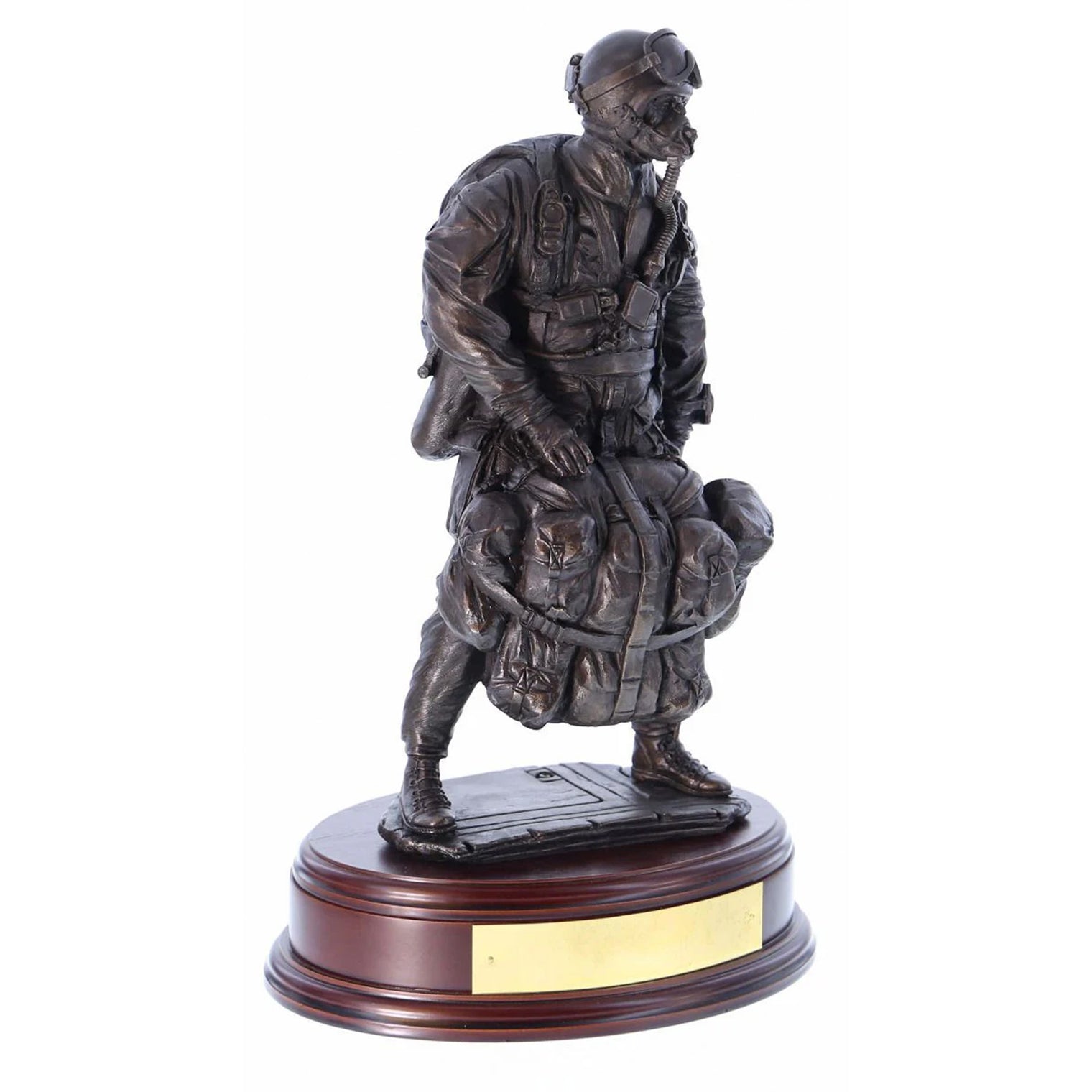 Ballantynes Special Forces HALO Military Freefall Parachutist, Bronze Statue - Platatac