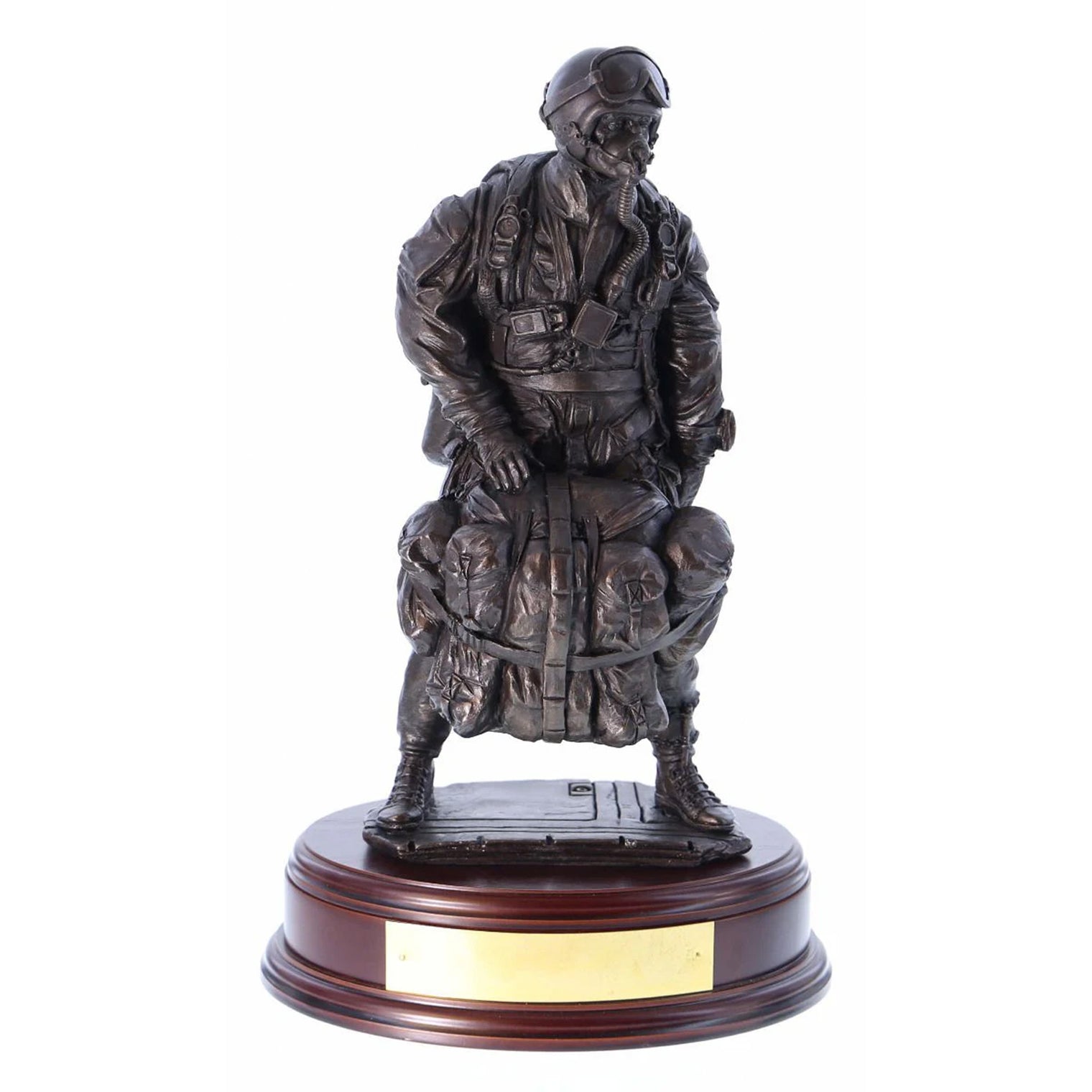 Ballantynes Special Forces HALO Military Freefall Parachutist, Bronze Statue - Platatac