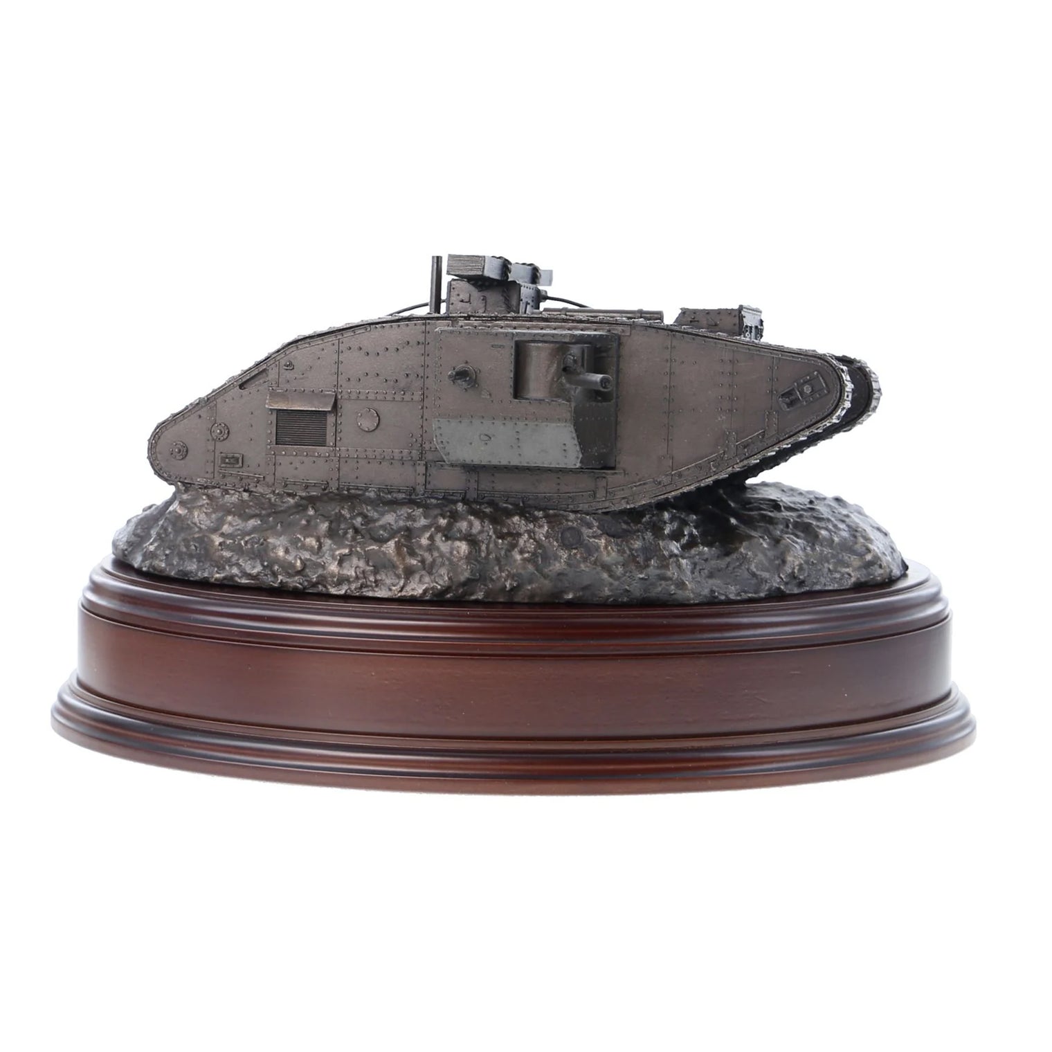 Ballantynes World War 1 Mk5 Tank. Bronze Statue - Platatac