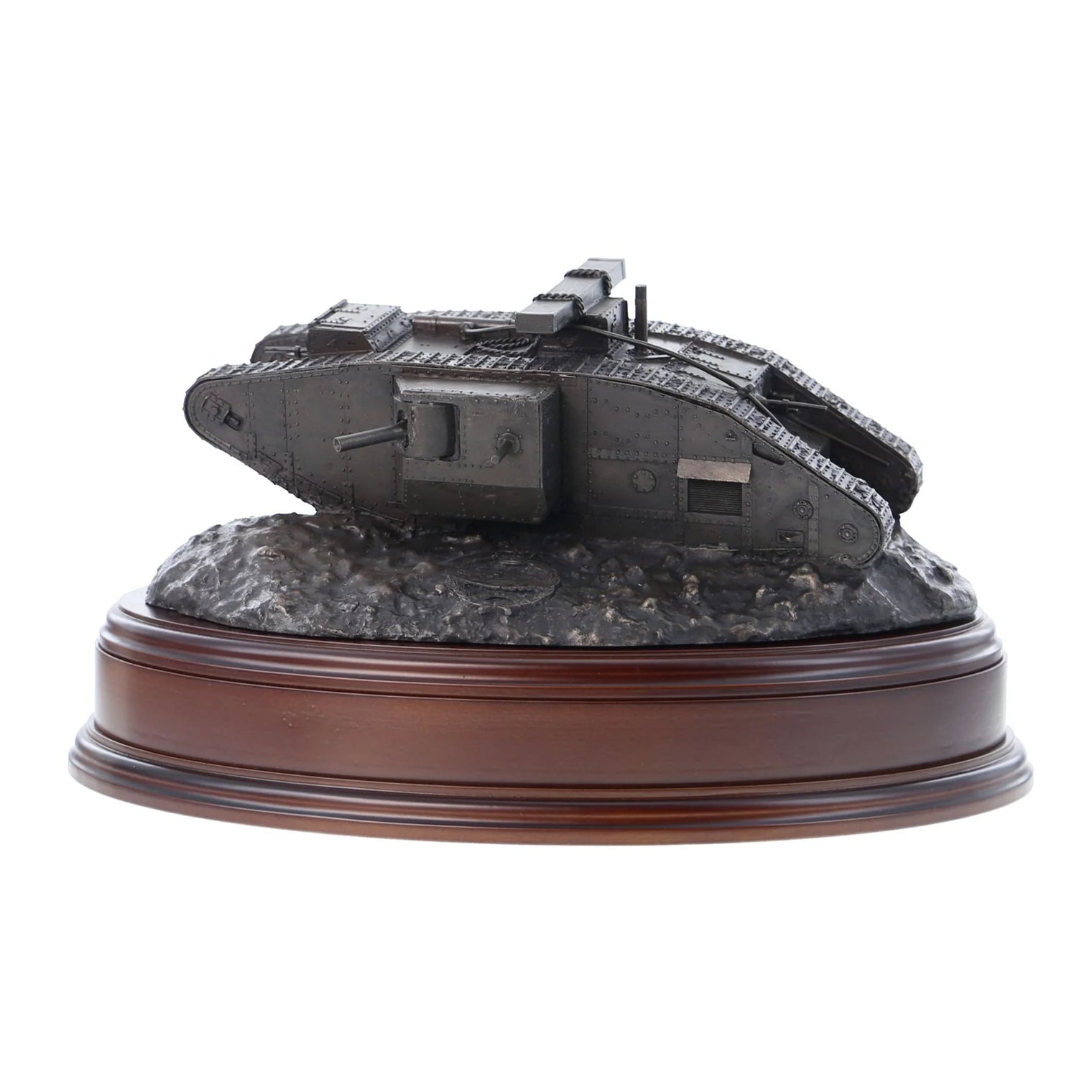 Ballantynes World War 1 Mk5 Tank. Bronze Statue - Platatac