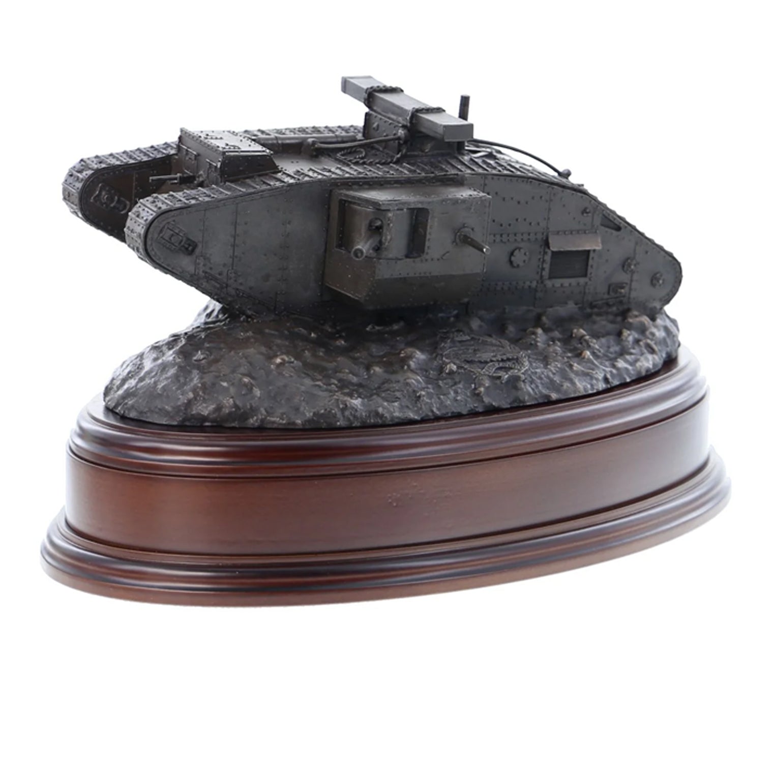 Ballantynes World War 1 Mk5 Tank. Bronze Statue - Platatac