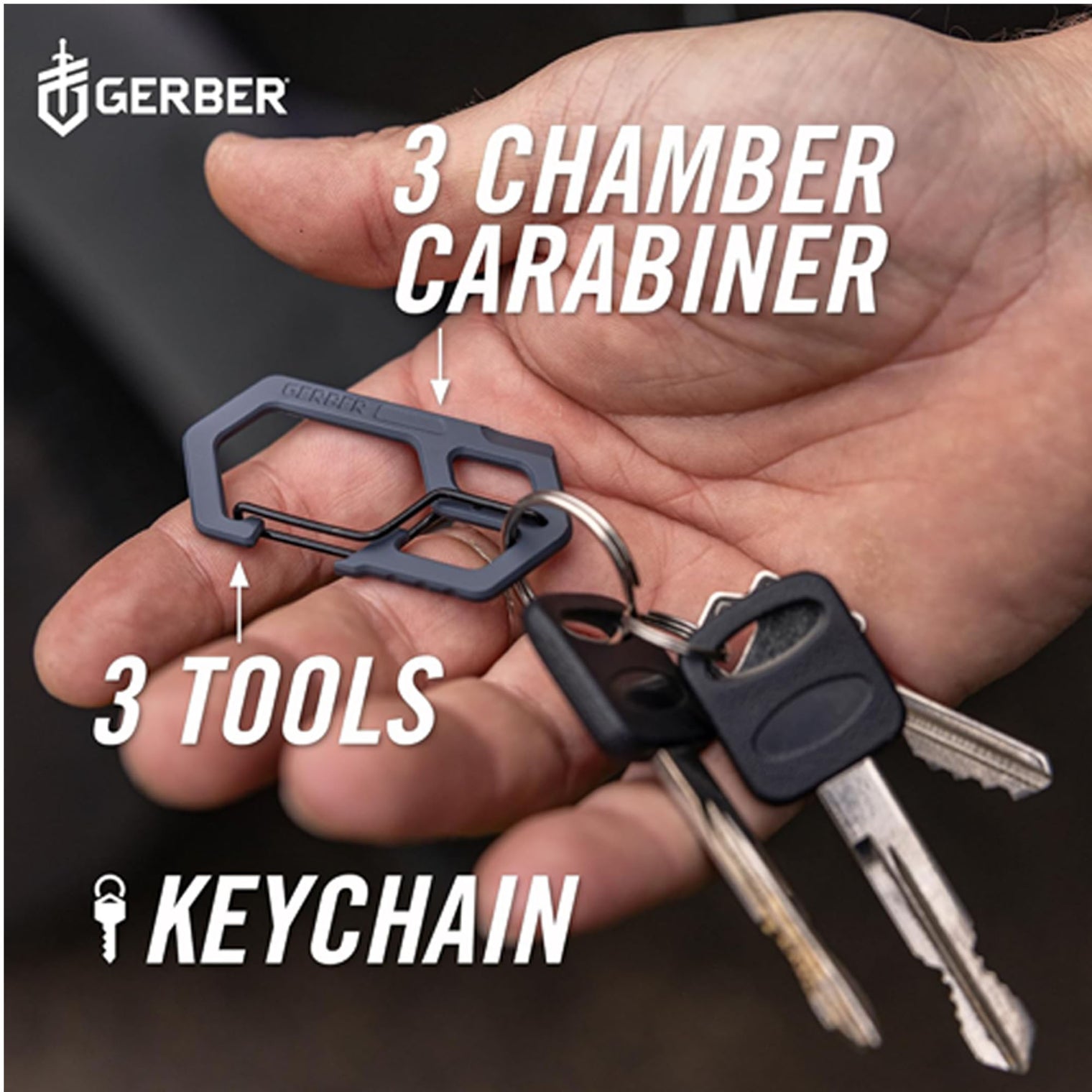 Gerber Carabiner Keychain - Platatac