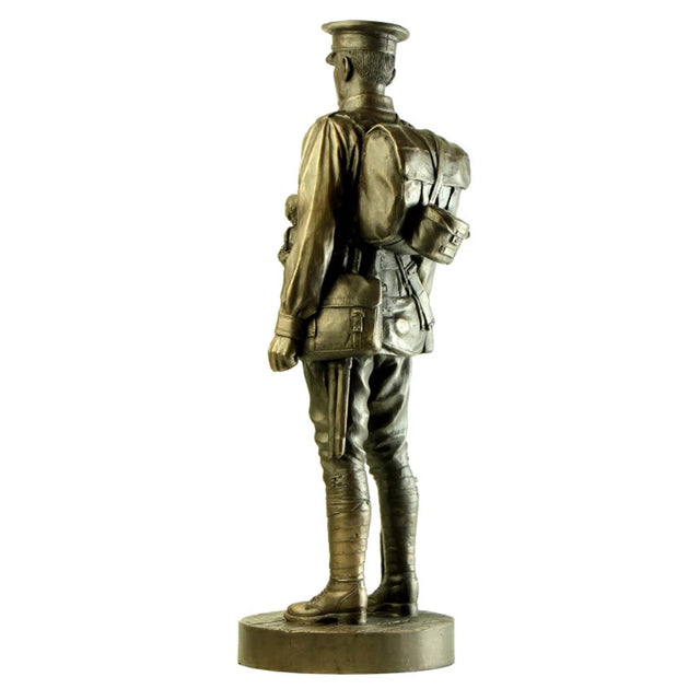 Naked Army "AIF Trooper Gallipoli 1915" Cold - Cast Bronze Figurine - Platatac