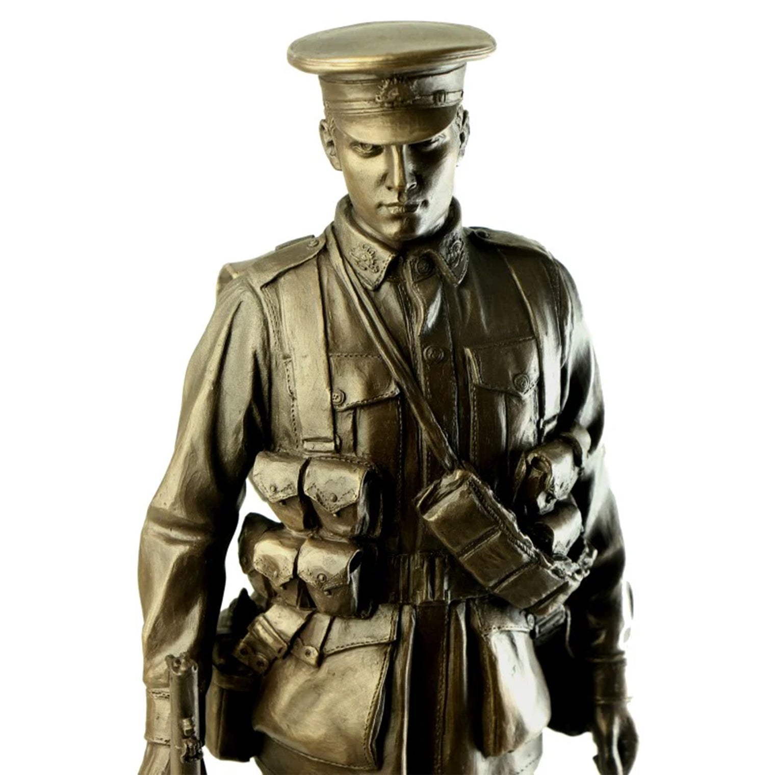 Naked Army "AIF Trooper Gallipoli 1915" Cold - Cast Bronze Figurine - Platatac