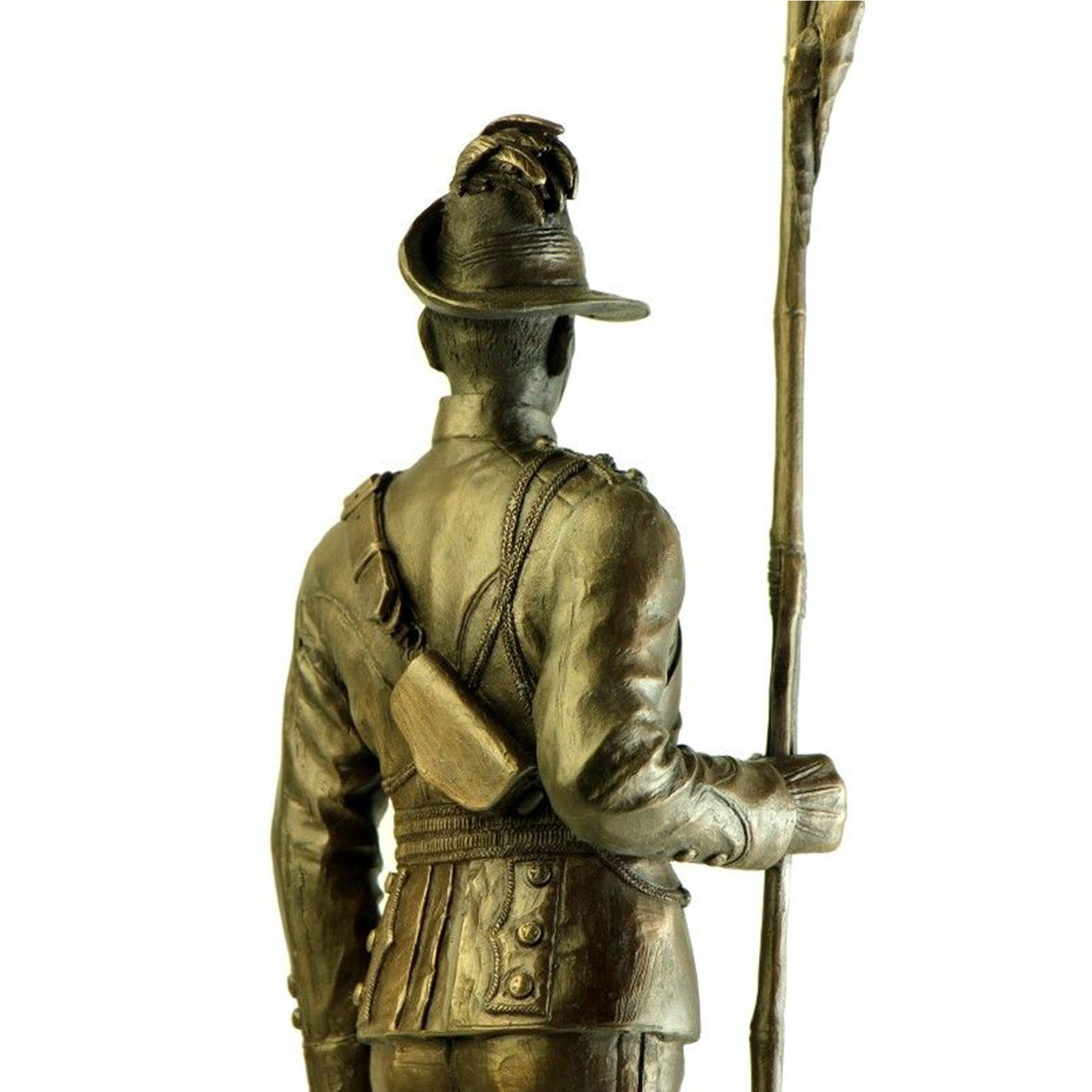 Naked Army "NSW Lancer 1901" Cold - Cast Bronze Figurine - Platatac