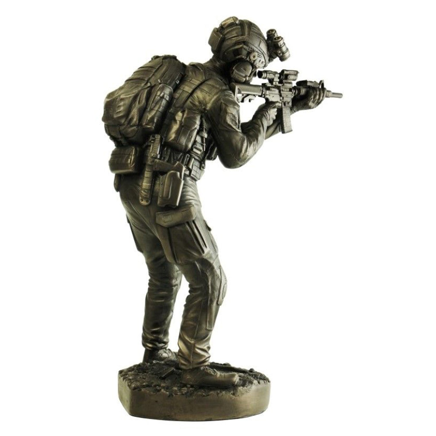 Naked Army 'SF Operator 2016' Cold - Cast Bronze Figurine - Platatac