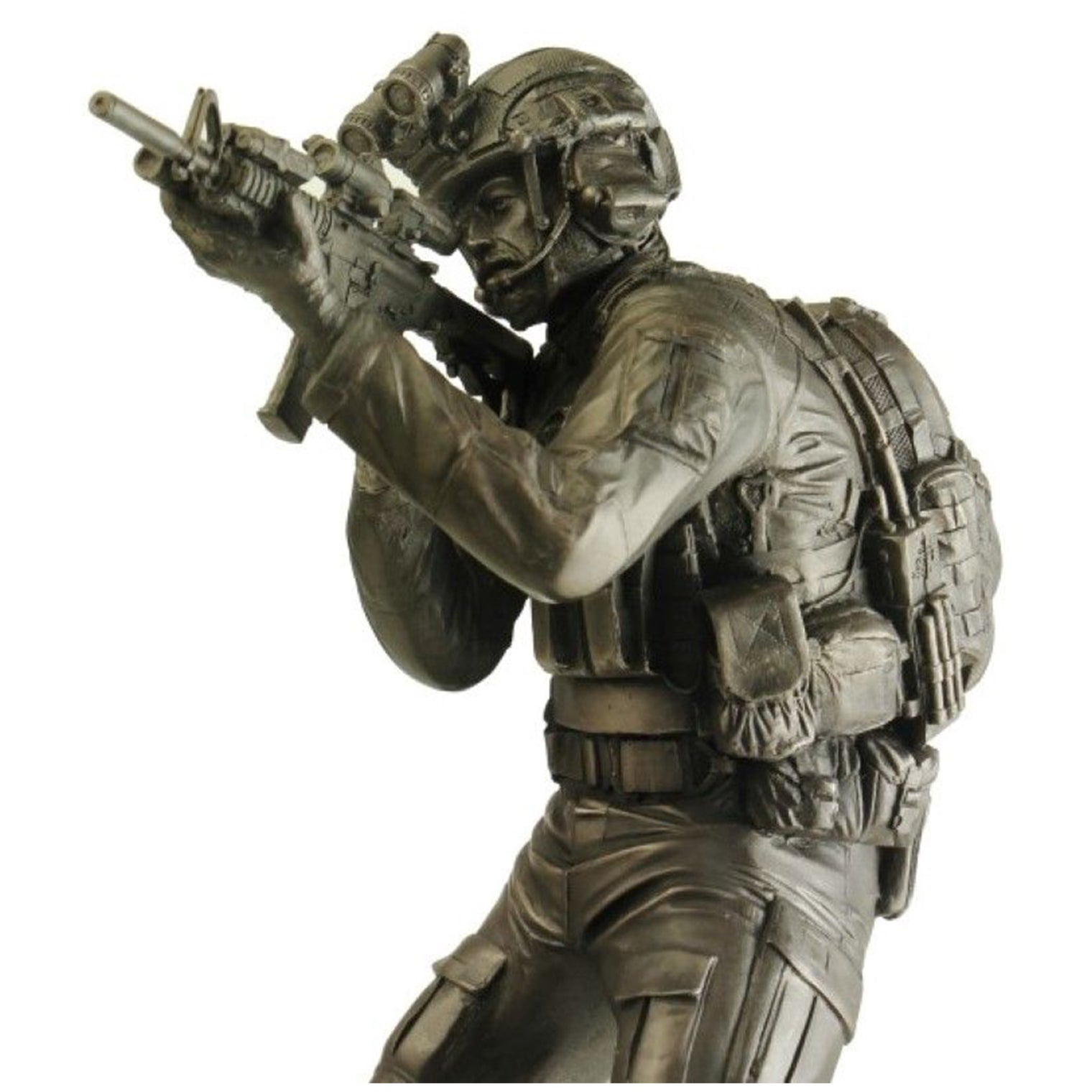 Naked Army 'SF Operator 2016' Cold - Cast Bronze Figurine - Platatac