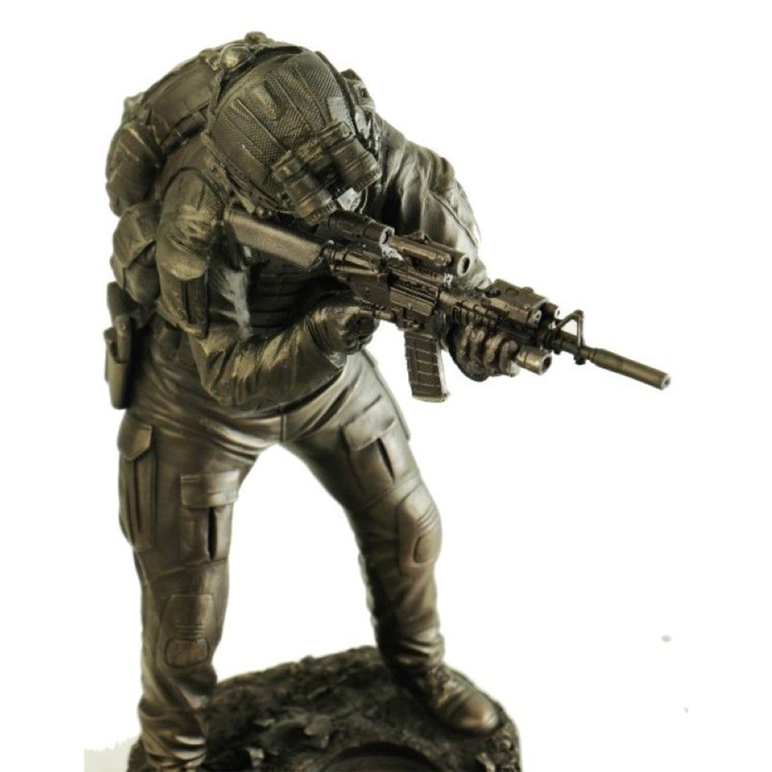 Naked Army 'SF Operator 2016' Cold - Cast Bronze Figurine - Platatac