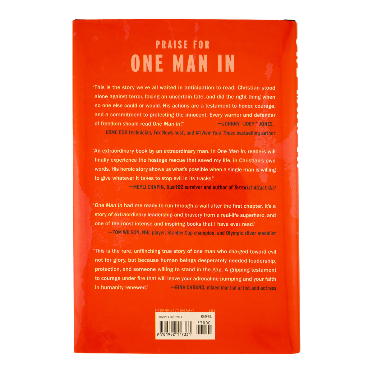 One Man In By Christian Craighead *SIGNED EDITION*