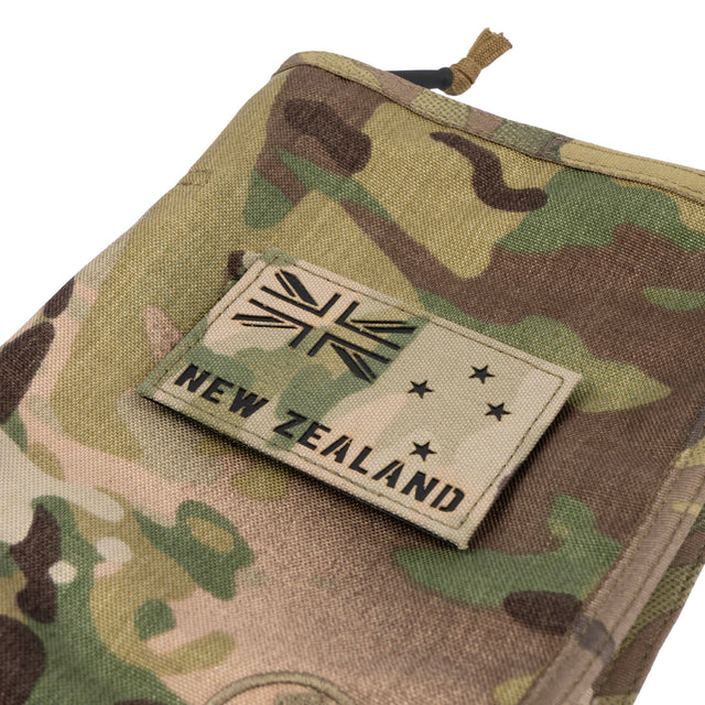 New Zealand IR Laser Cut Patch With Text - Small Multicam