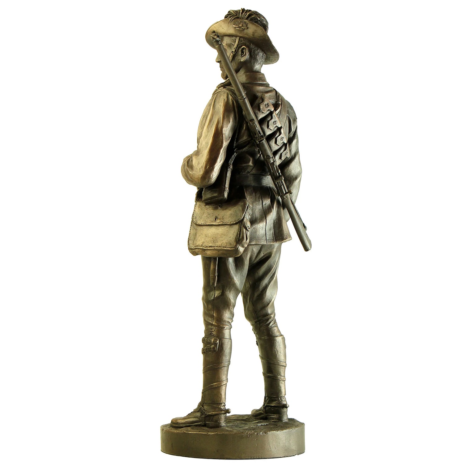 Naked Army Australian Lighthorse Trooper, 1915 – Cold-Cast Bronze Figurine - Platatac