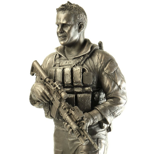 Naked Army/Cams Cause 'BAIRD VC MG' Cold - Cast Bronze Figurine - Platatac