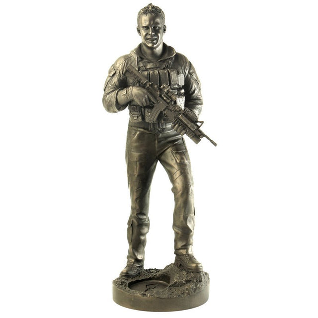 Naked Army/Cams Cause 'BAIRD VC MG' Cold - Cast Bronze Figurine - Platatac