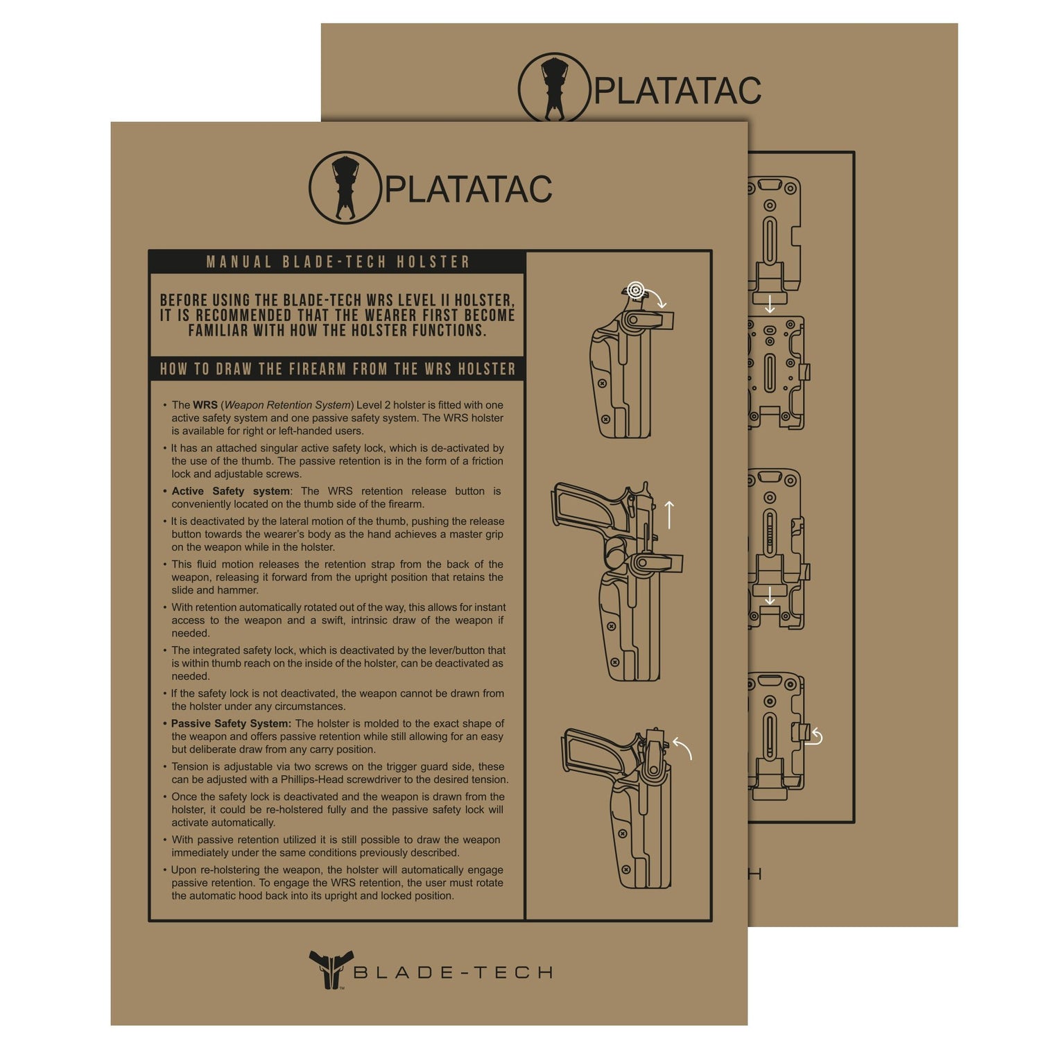 Blade - tech Browning MK3 Holster Ensemble - Platatac