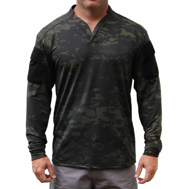 Velocity Systems Boss Rugby Long Sleeve Shirt - Platatac