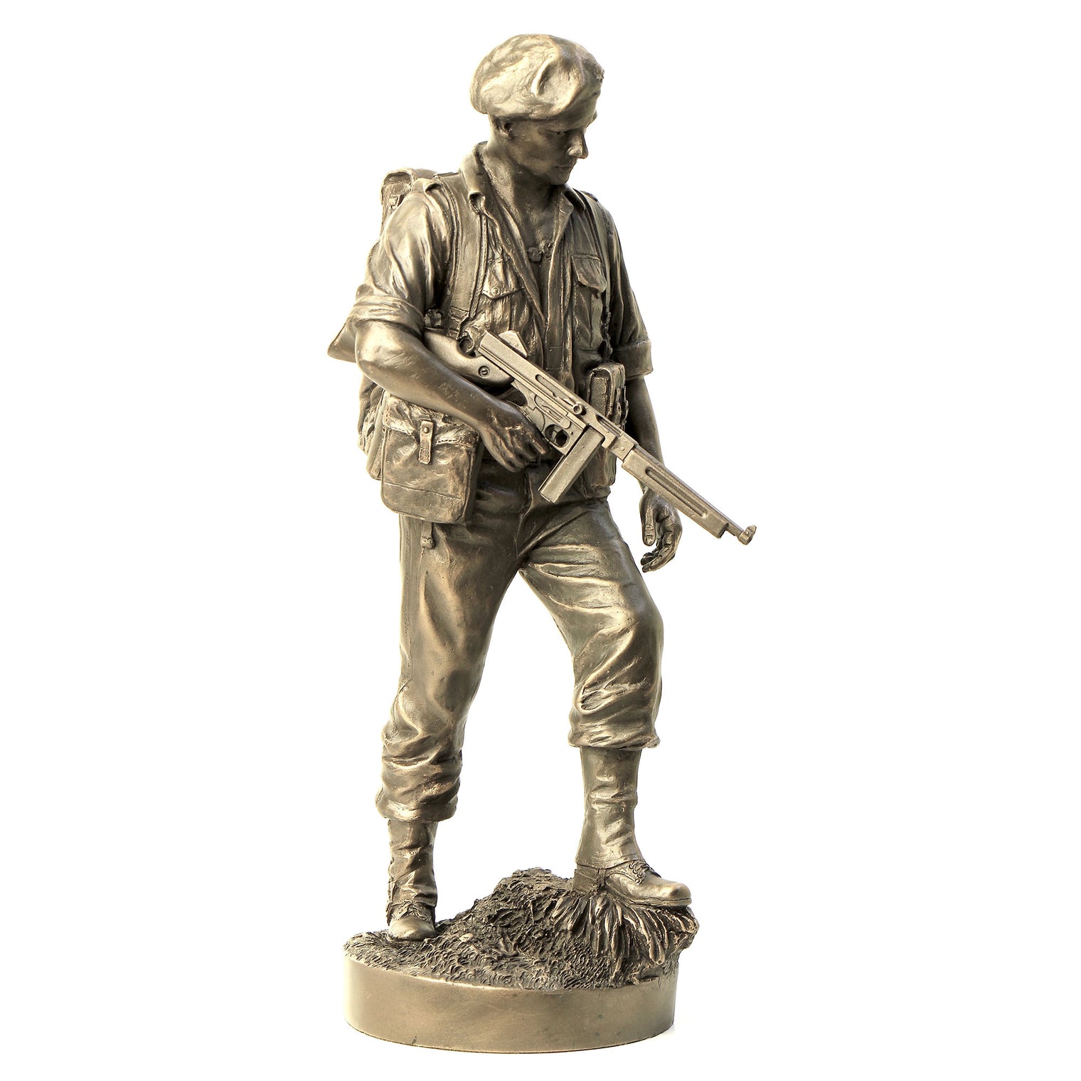 Naked Army WW2 Commando – Cold - Cast Bronze Figurine - Platatac