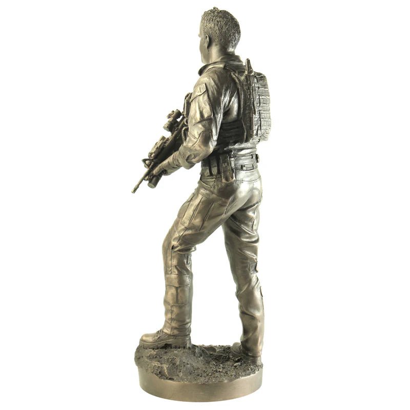 Naked Army/Cams Cause 'BAIRD VC MG' Cold-Cast Bronze Figurine - Platatac