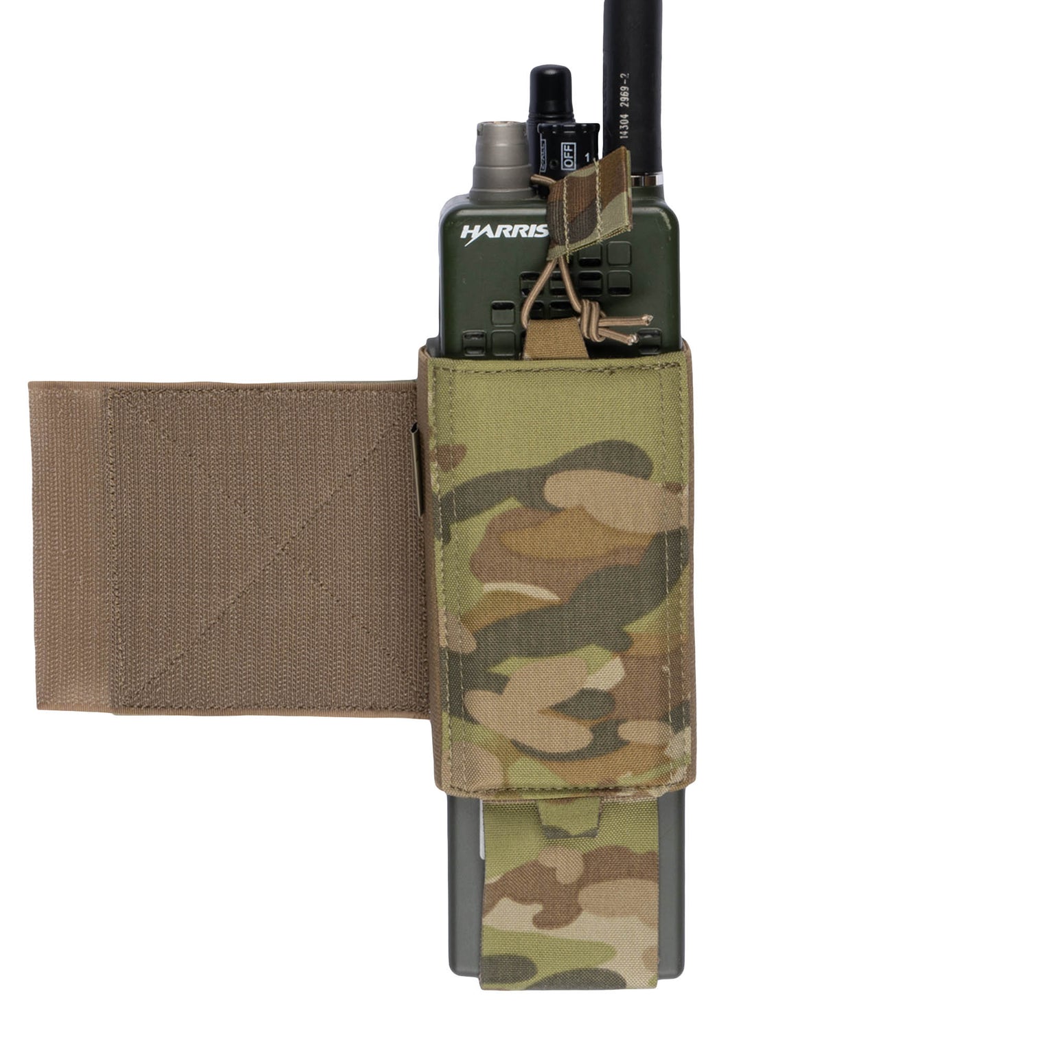 Platatac Ambidextrous AN/PRC Side Wing Pouch