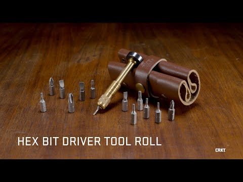 CRKT Hex Bit Driver Tool Roll - Platatac