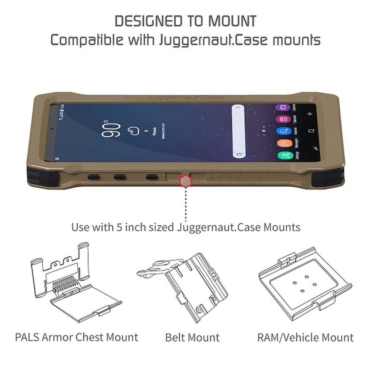 Juggernaut IMPCT Galaxy S8 Plus Case - Platatac