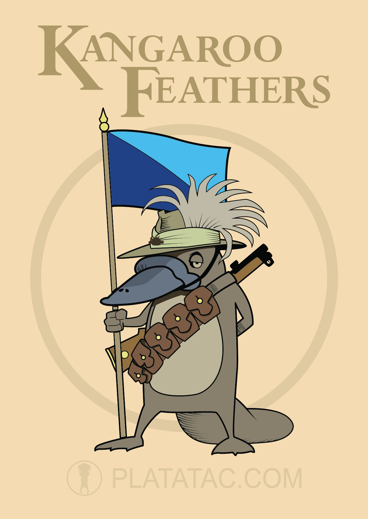 Platatac Kangaroo Hat Feathers (Emu Plumes) - Platatac