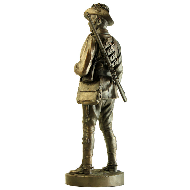Naked Army Australian Lighthorse Trooper, 1915 – Cold - Cast Bronze Figurine - Platatac
