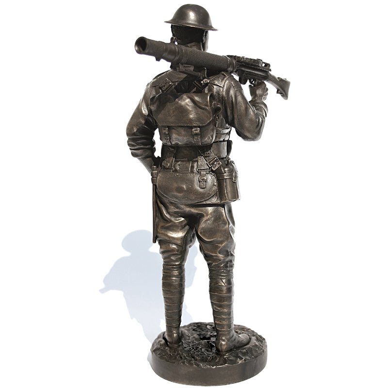 Naked Army "Roy" Cold - Cast Bronze Figurine - Platatac