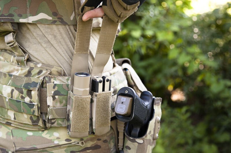 BFG HW SINGLE PISTOL MAG POUCH w/ Flap - Platatac