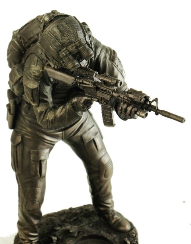 Naked Army 'SF Operator 2016' Cold-Cast Bronze Figurine - Platatac